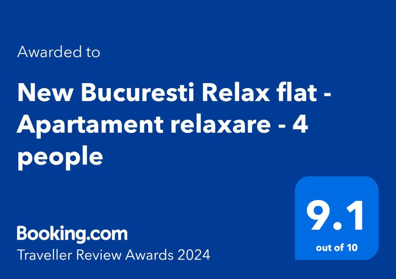 New Bucuresti Relax Flat - Apartament Relaxare - 4 People Apartment ภายนอก รูปภาพ